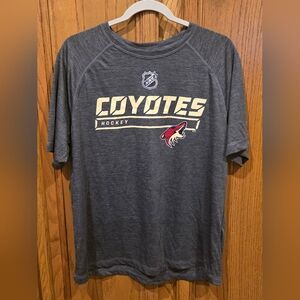 Arizona Coyotes Fanatics Authentic Pro Short Sleeve Gray Performance Shirt Large